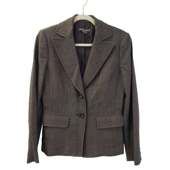 Ann Taylor Wool & Cashmere Blend Two Button Blazer Jacket Size 4 - Picture 1 of 7